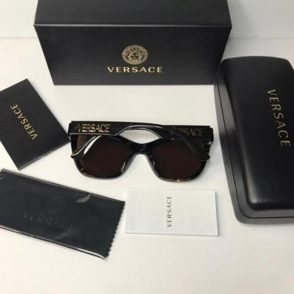 Authentic New VersaceVE4417U Sunglasses in Tortoise - Picture 9 of 11